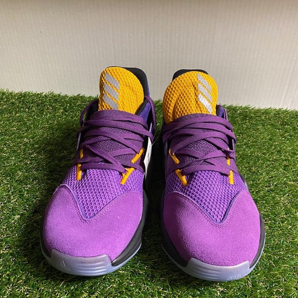 Adidas Harden Vol. 4 Su Casa Mi Casa Los Angeles Lakers Shoes Men Size 10 FW7496 main image 3